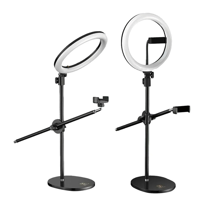 10in LED Selfie Ring Light with Single Mobile Stand Phone Holder Kit for Photo Makeup Studio