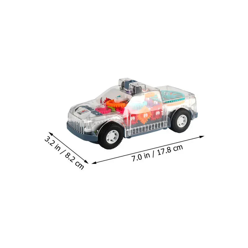 Boys Toy Car Toy with Visible Colored Moving Gear Electric Police Car with Light Funny Police Car Toy | Toys