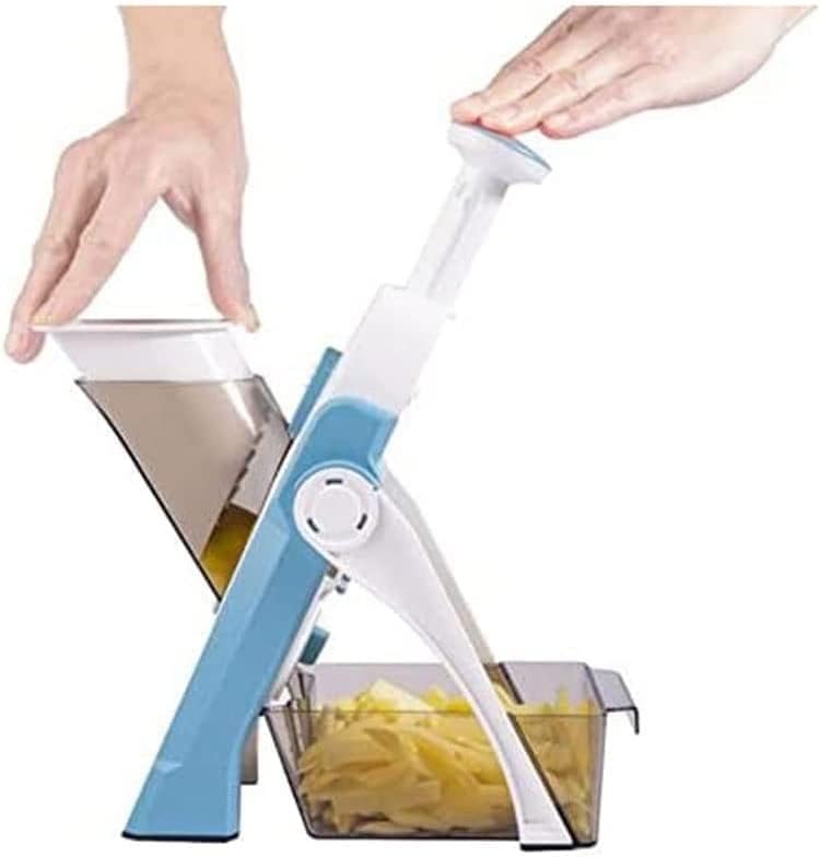 French Fries Chipper Cutter Manual Vegetable Slicer Grater Kitchen Gadget Vegetable Slicer Potato Chips French Fry Tool Potato Chipper