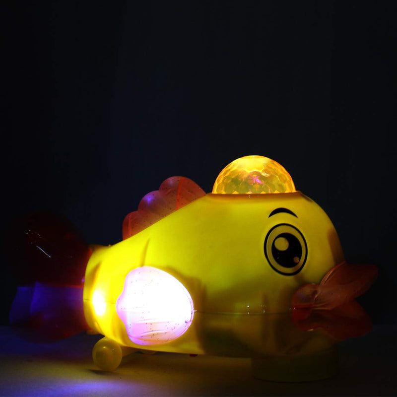 Funny Electric Fish Moving Wings with 3D Lights and Dynamic Music - (Multicolor) | Toys