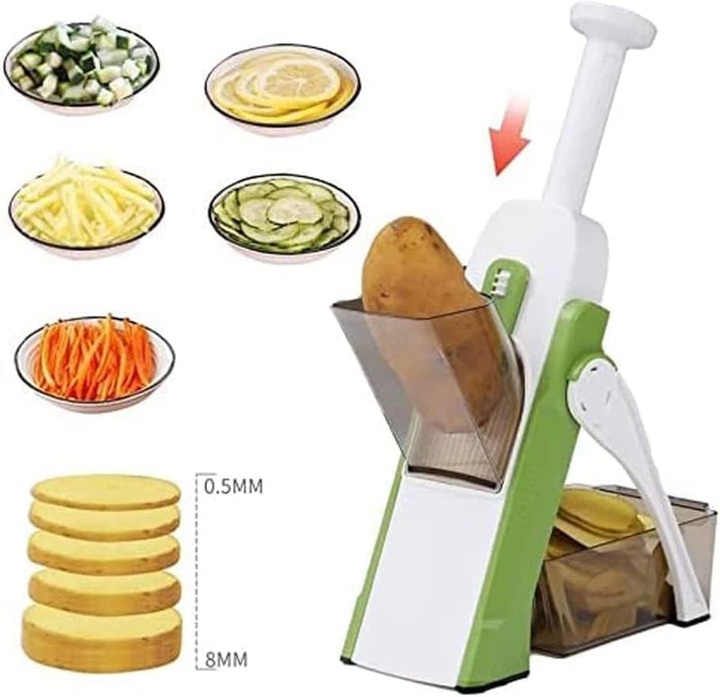 French Fries Chipper Cutter Manual Vegetable Slicer Grater Kitchen Gadget Vegetable Slicer Potato Chips French Fry Tool Potato Chipper