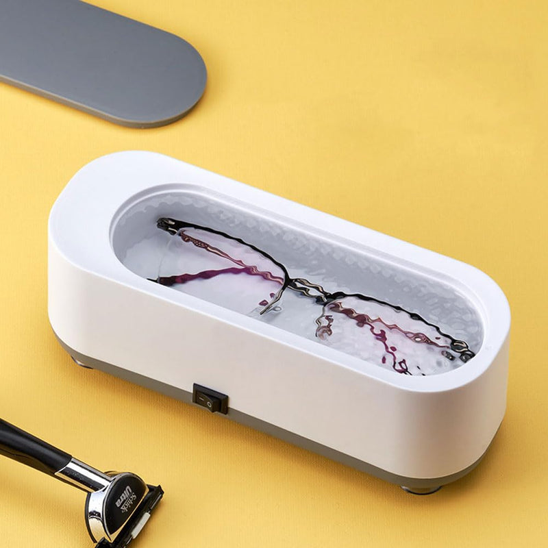 Ultrasonic Jewelry Cleaner, 250 ML Portable 45000Hz/s Professional Ultrasonic Cleaner Machine for Eye Glasses, Ring, Earring, Necklaces, Watch Strap, Makeup Brush | DELIVERY FREE