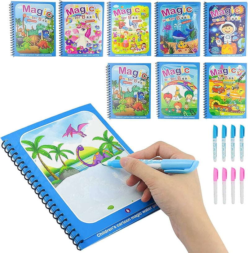 Triple Delight Deal - Water Coloring Books | Practice Books | Magic Scratch Drawing Book