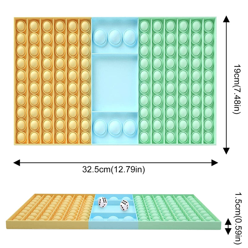 Silicone Big P ps It Game Chess Push Bubble Gadget Toys Rainbow Popper Fidget Toys Special Needs Of Autism Relieve Stress P pit