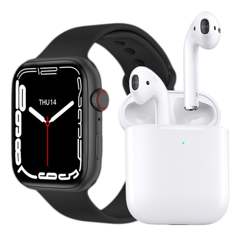 Limited Sale Offer -- Pack of 2 -- Smart Watch Series 8 + Airbuds 2