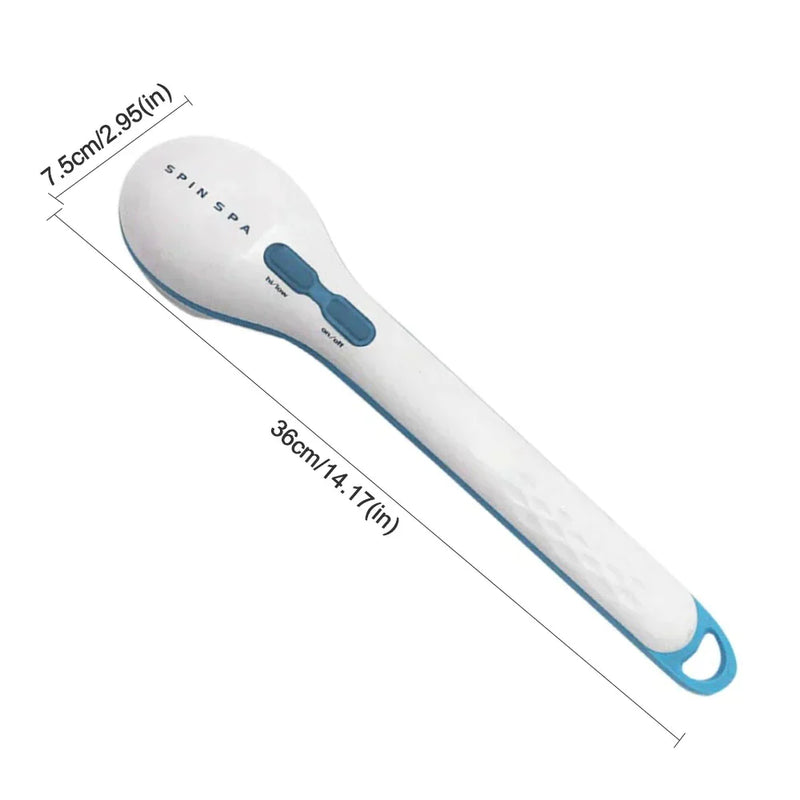 Bathroom Electric Shower Body Brush Battery Powered Massage Cleaning Back Brush Spin Spa Bathing Brush