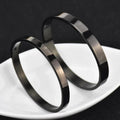 Custom Engraved Gold, Black, Silver Bracelets & Bangles for Men & Women - Personalized Stainless Steel Cuff Armband Jewelry - Ideal Gift for All Occasions