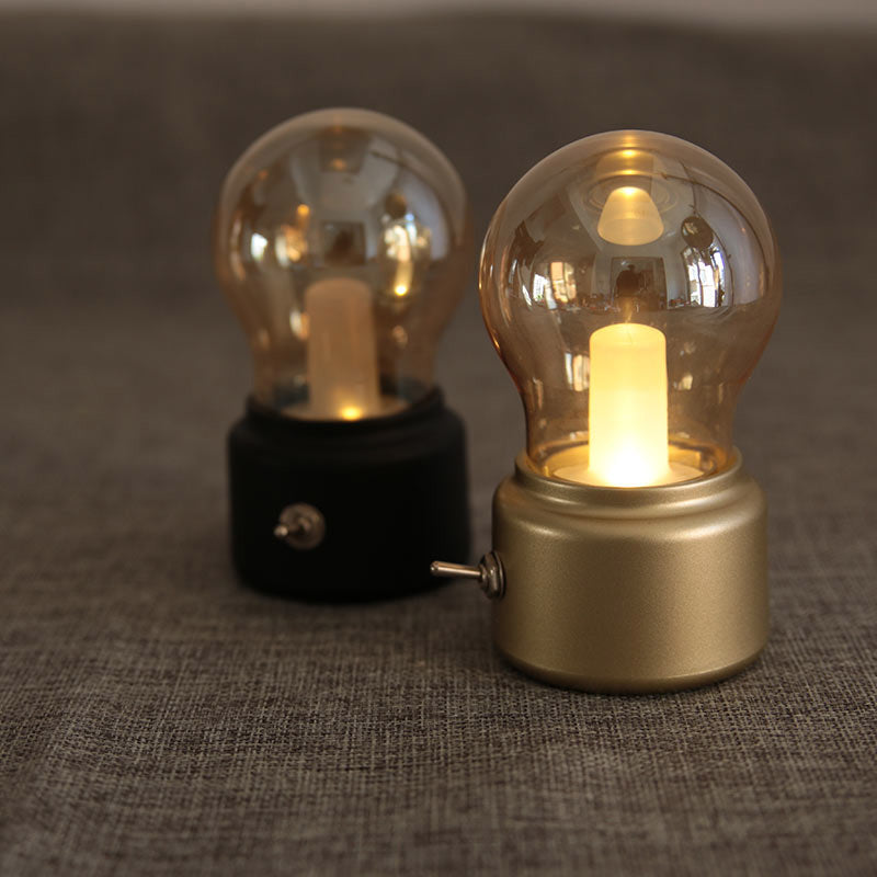 Creative retro British ni USB charging light bulb bedside nostalgic lamp