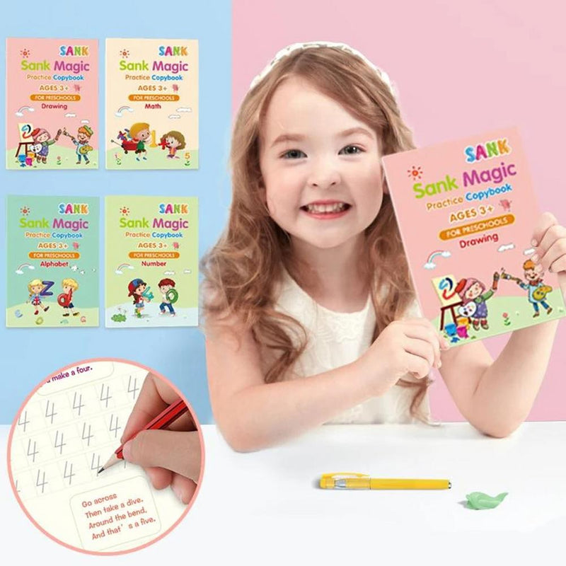 Ultimate Triple Fun Pack - LCD Tablet, Magic Practice Books & Reusable Water Drawing Book for Creative Kids!