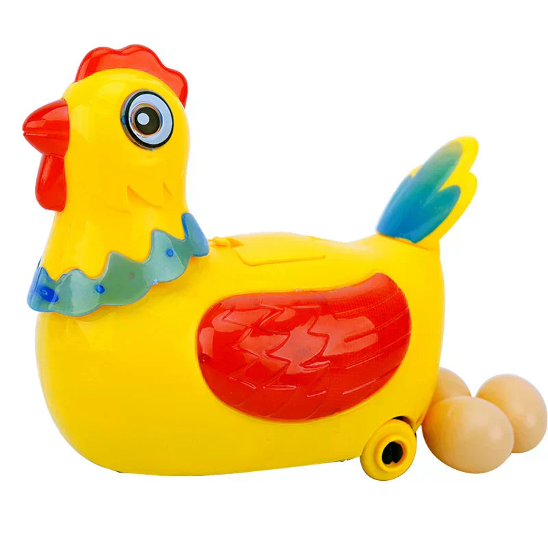 Laying Eggs Chicken Duck Battery Operated Toy Figure Action Toy with Flashing Lights Electric Universal Musical Baby Toys | Toys