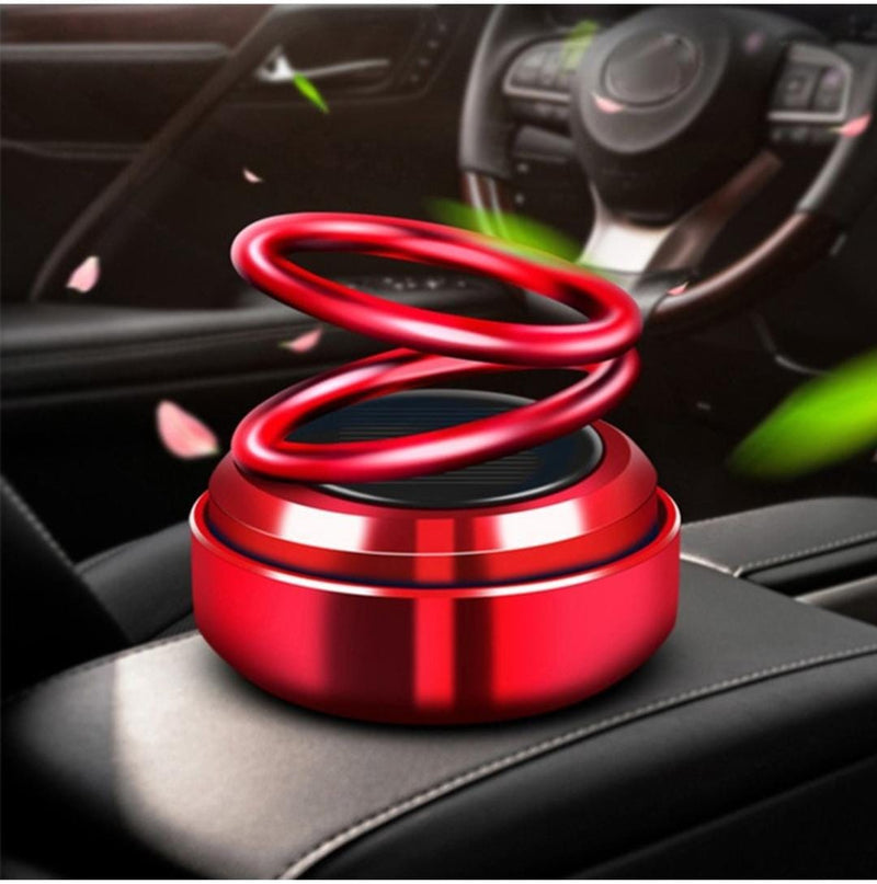 Car Air Freshener | Car Aromatherapy Solar 360 Degree Rotation Automotive Air Freshener Solar Powered