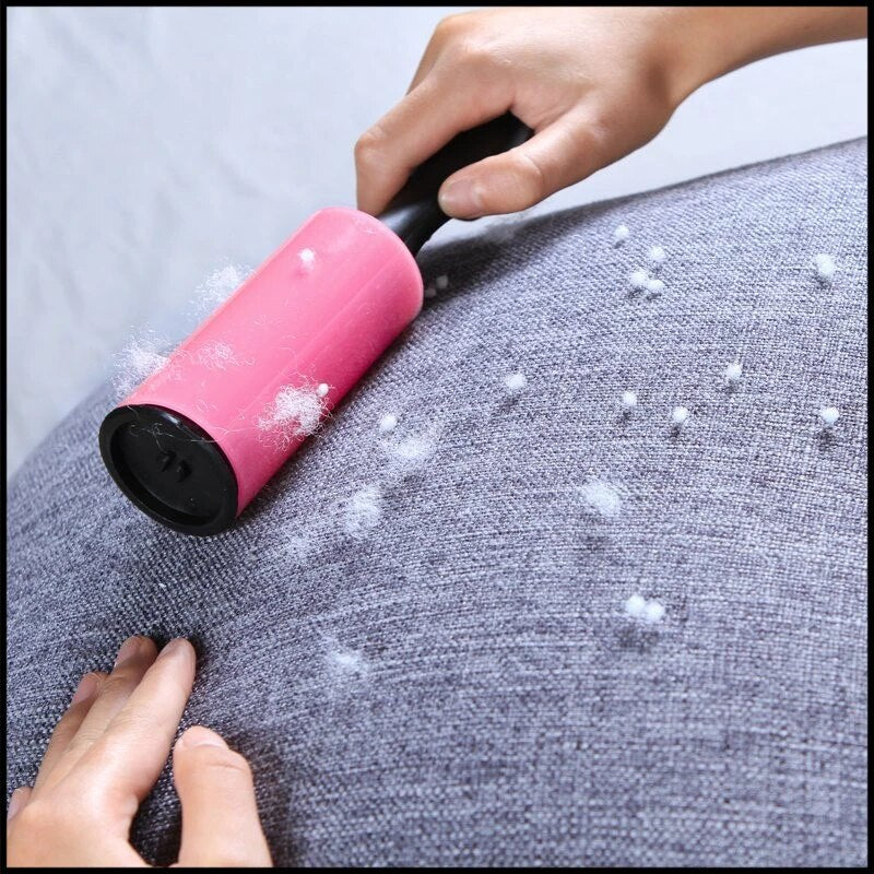 Lint Roller Reusable Washable Lint Roller Sticky Silicone Dust Wiper Pet Hair Remover Cleaning Brush Tools for Pet Cloth