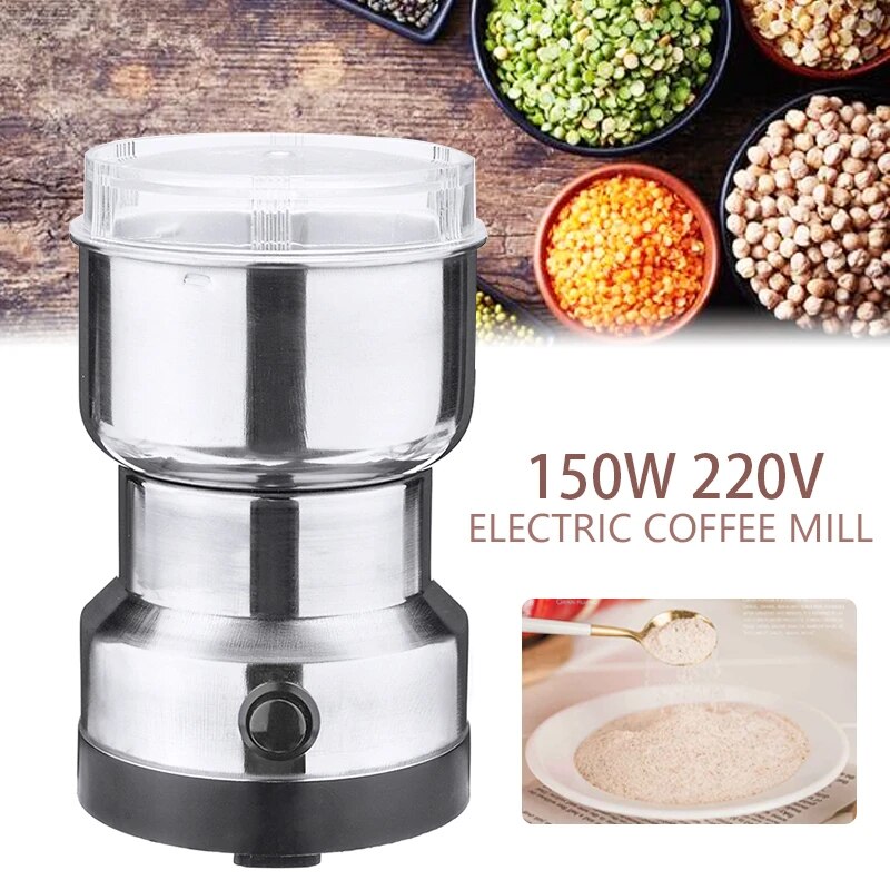 150W Electric Grain Coffee Mill Grinder Multi Function Kitchen Pepper Cereals Nuts Beans Spice Coffee Mill Blender Machine