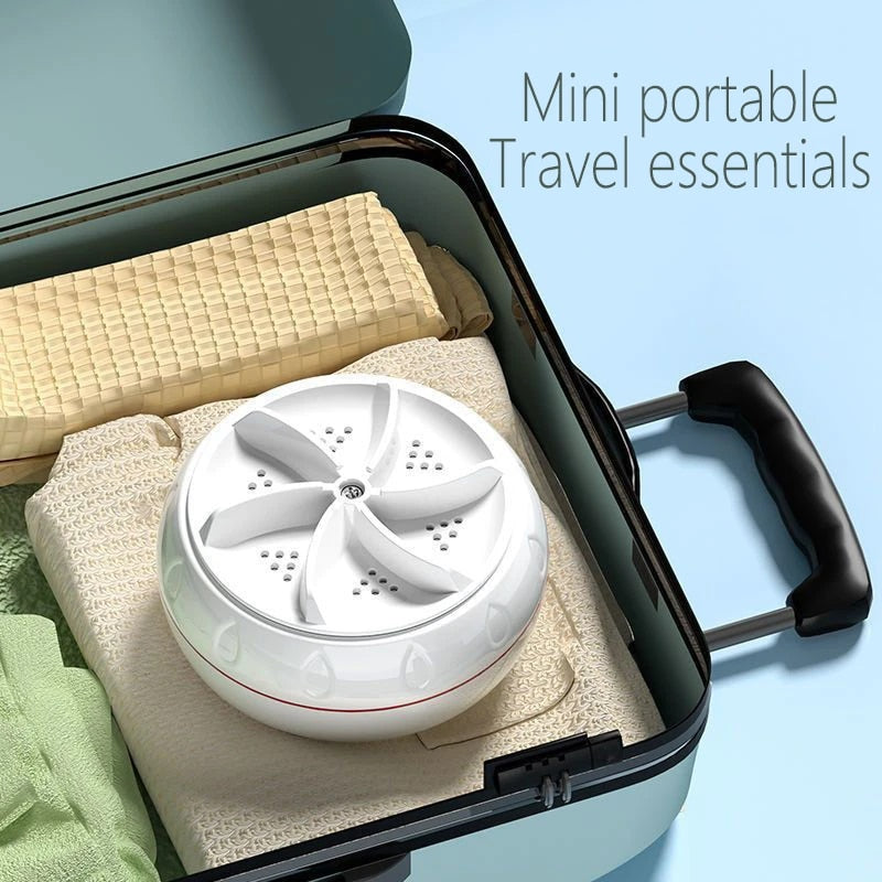 Portable Mini Turbo Washer USB Powered Cleaning Washing Machine