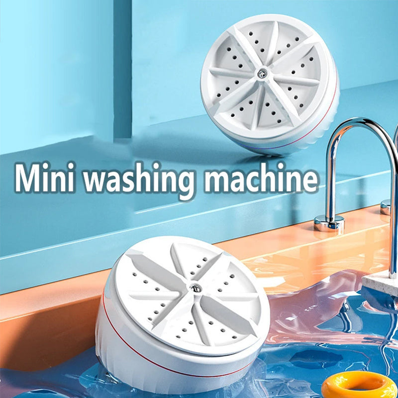 Portable Mini Turbo Washer USB Powered Cleaning Washing Machine